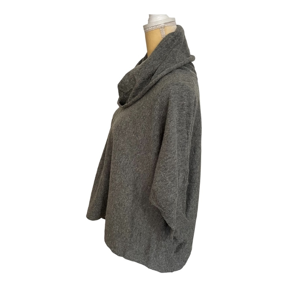 Eastside Westside oversized cowl neck gray sweater XS - Picture 4 of 11